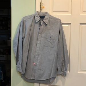 Ralph Lauren Medium Blue Button Down